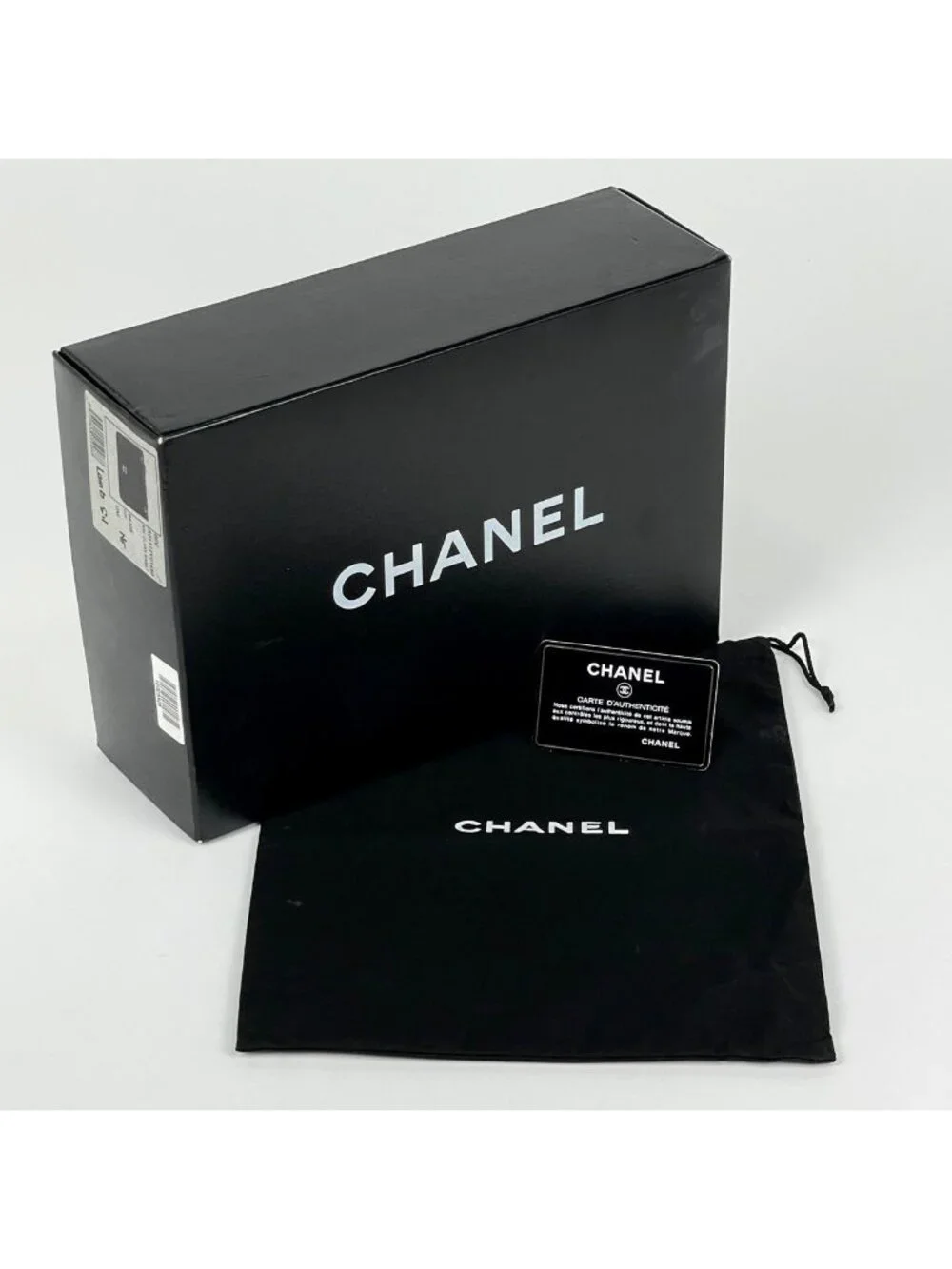 Chanel Shoulder Bag Quilted Double Flap CC Logo Caviar Leather